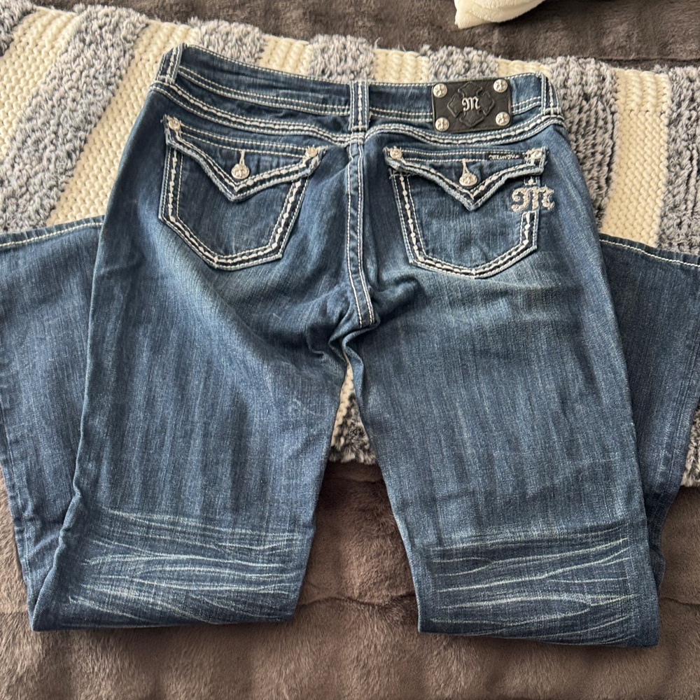 Women's MissMe Blue Jeans size 30. Inseam 31 1/2.
